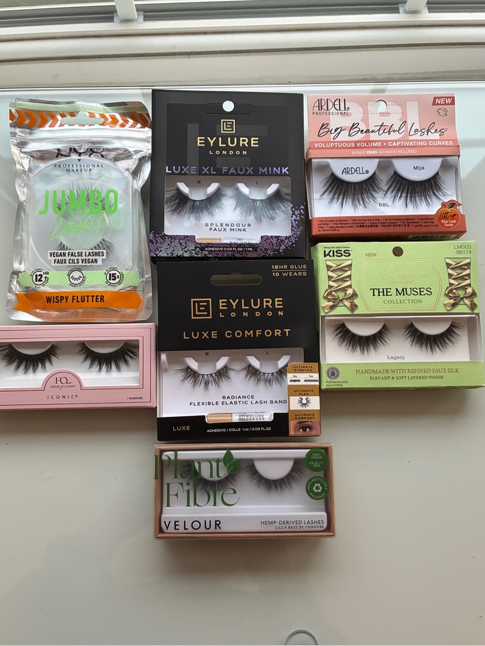 NEW 7-Pair Lash Bundle Velour Eylure KISS House of Lashes NYX Ardell $88 Value